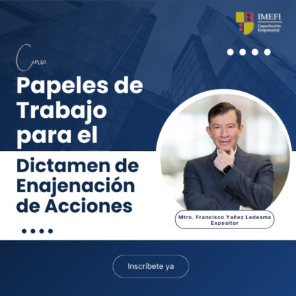 Papeles de Trabajo para el Dictamen de Enajenación de Acciones